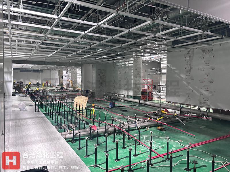 千級(jí)半導(dǎo)體無(wú)塵車(chē)間裝修的圖片